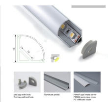 Profil en aluminium de forme 1616 V pour éclairage de coin